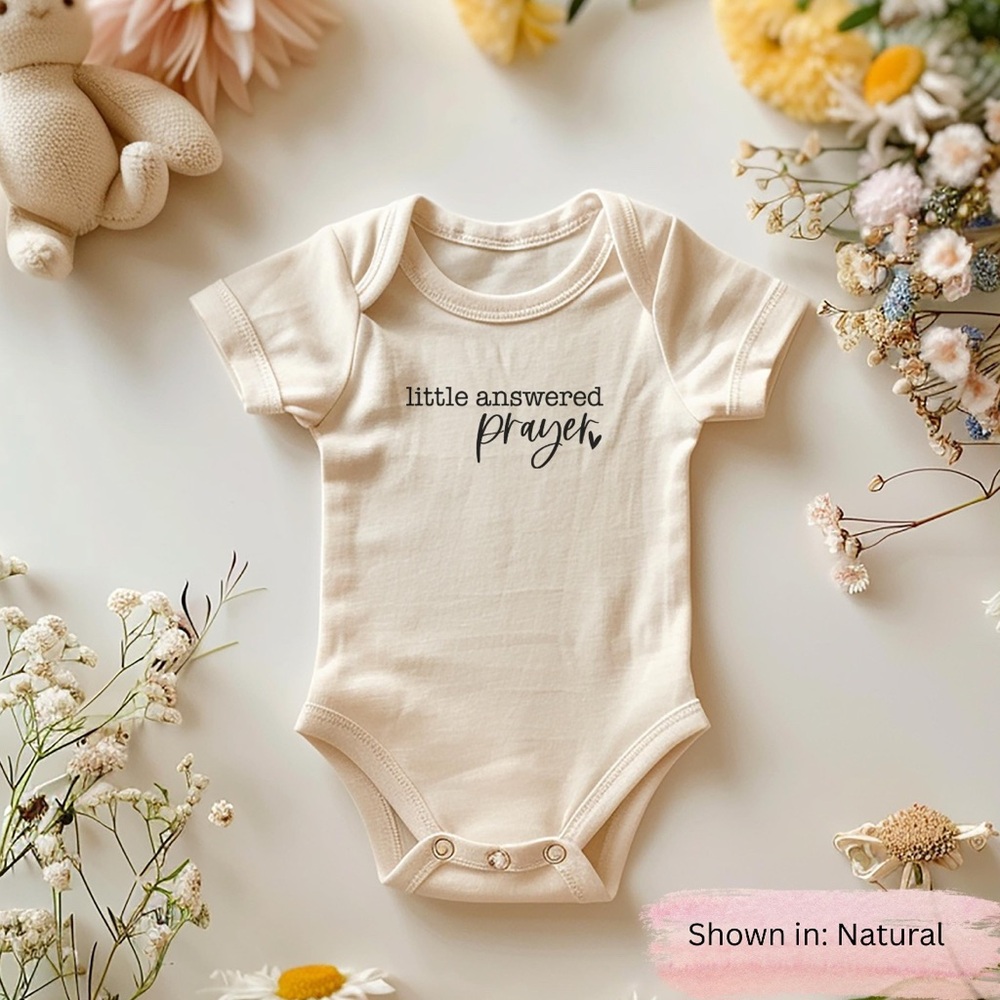 Natural Baby Onesie - Little Answered Prayer